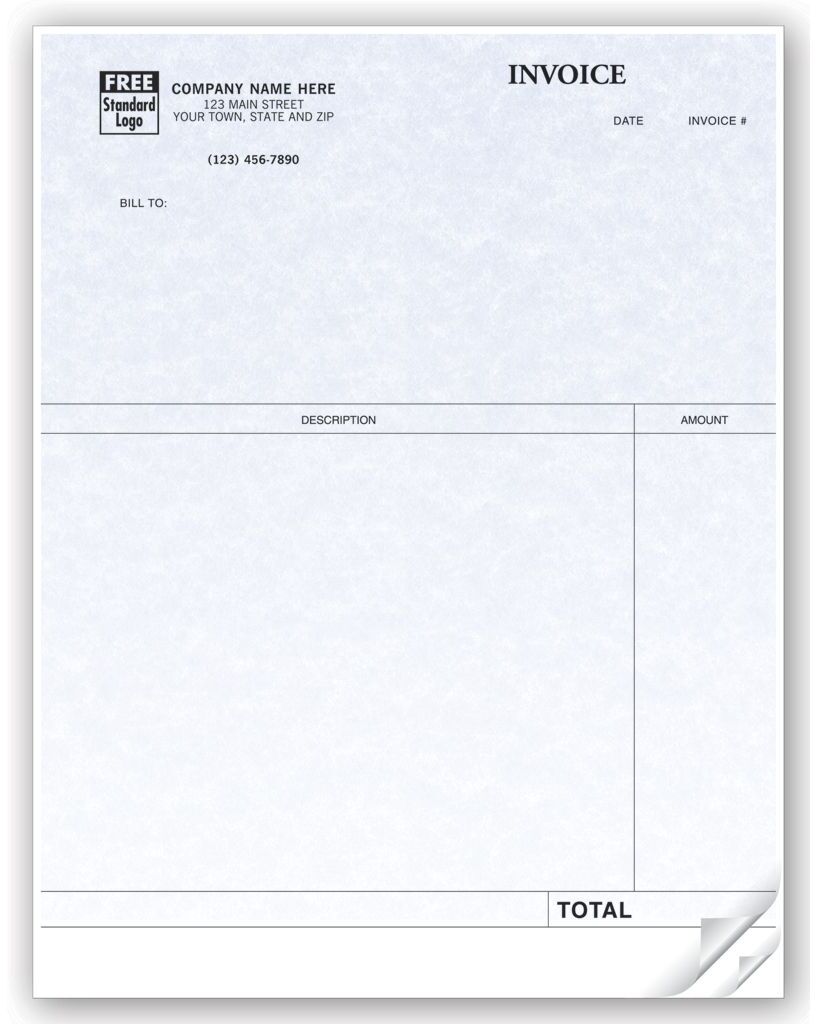 QuickBooks® Professional Laser Invoices