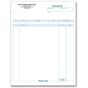 Simple Professional Laser Invoices