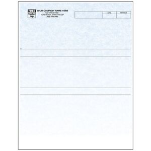 Custom Printed Business Forms with Logo