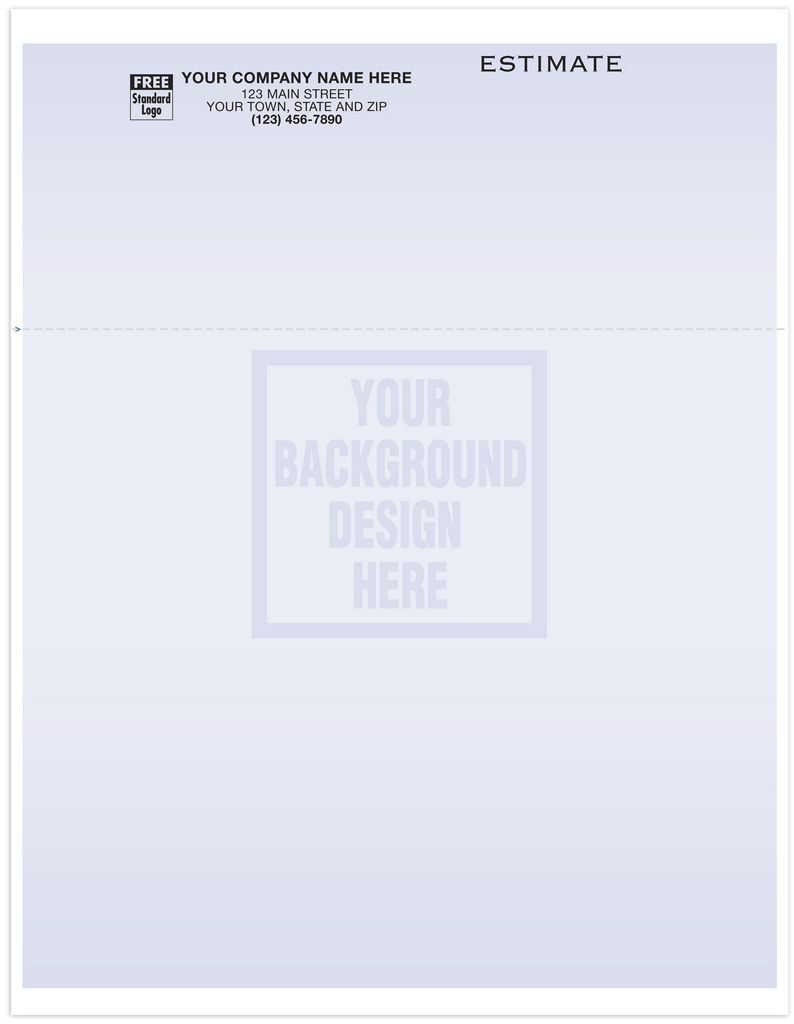 13624T - Pre-Perforated Computer Business Forms