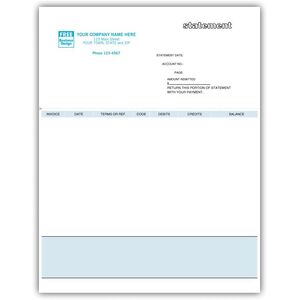 Sage 50 / ACCPAC Laser Statements with Detachable Stub