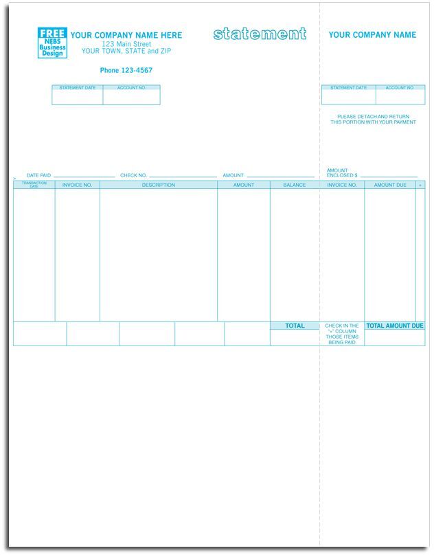 BusinessWorks Laser Statements