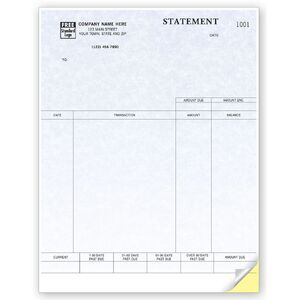 QuickBooks® Laser Statements