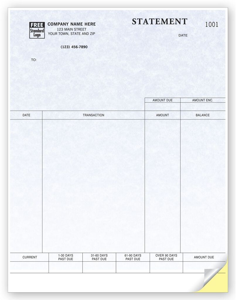 QuickBooks® Laser Statements