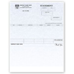 One-Write Plus Laser Statements