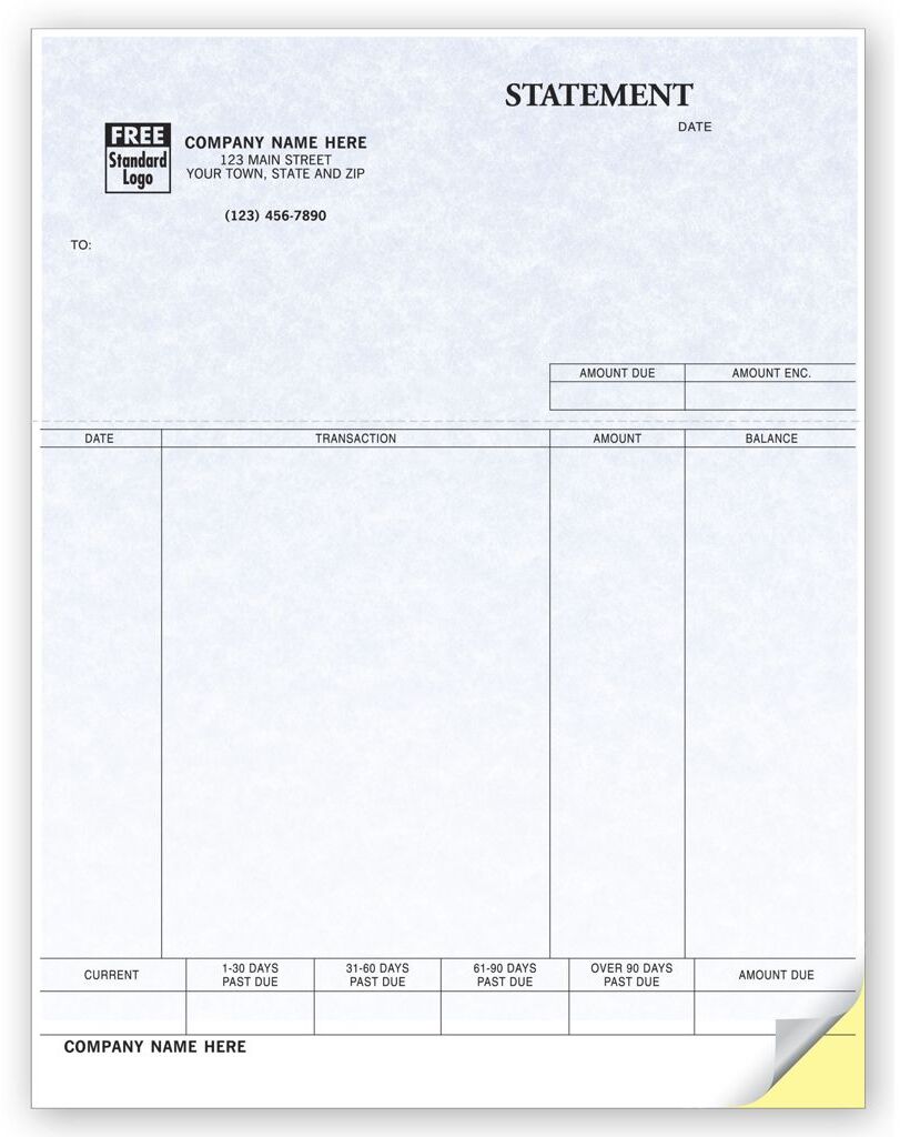 QuickBooks® Laser Statements with Copies