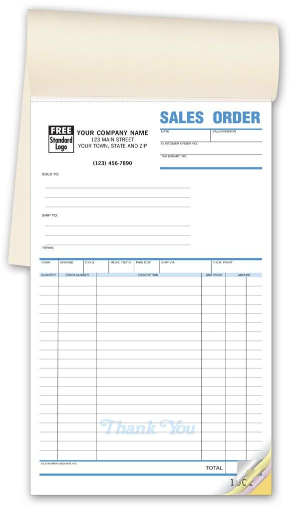 82 - Carbonless Sales Order Books