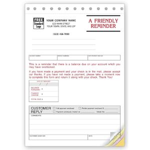 4504 - Past Due Notices System With Finance Charges