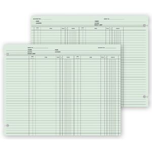 21119 - Accounting Ledger Sheets - Double Entry