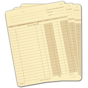 99 - Accounting Ledger Cards