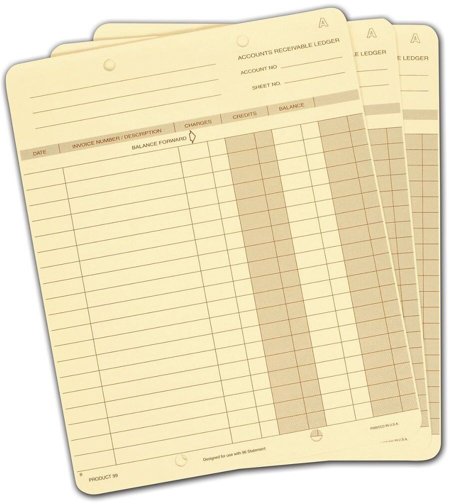 99 - Accounting Ledger Cards