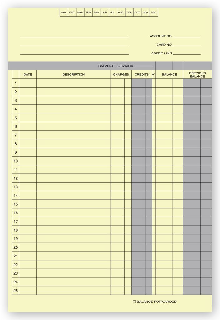 Accounts Receivable Ledgers