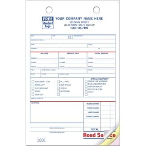 613 - Road & Towing Service Forms