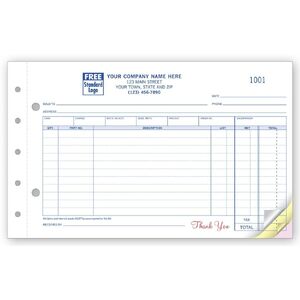 Auto Parts Order Forms