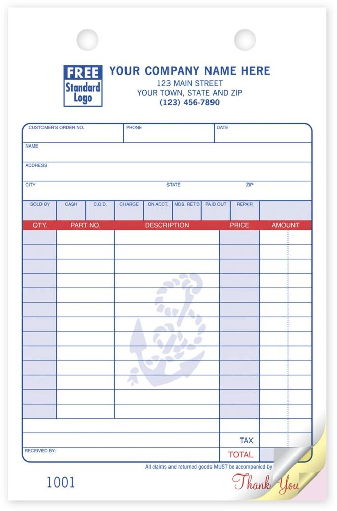 3026 - Marine Order Forms