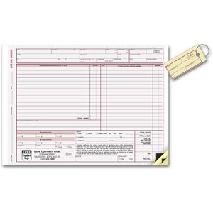 6582 - Auto Repair Order Forms with Key Tag