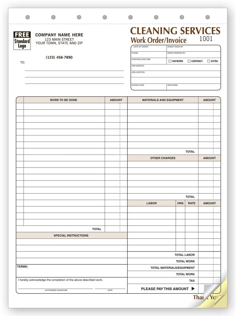 6527 - Cleaning Work Orders