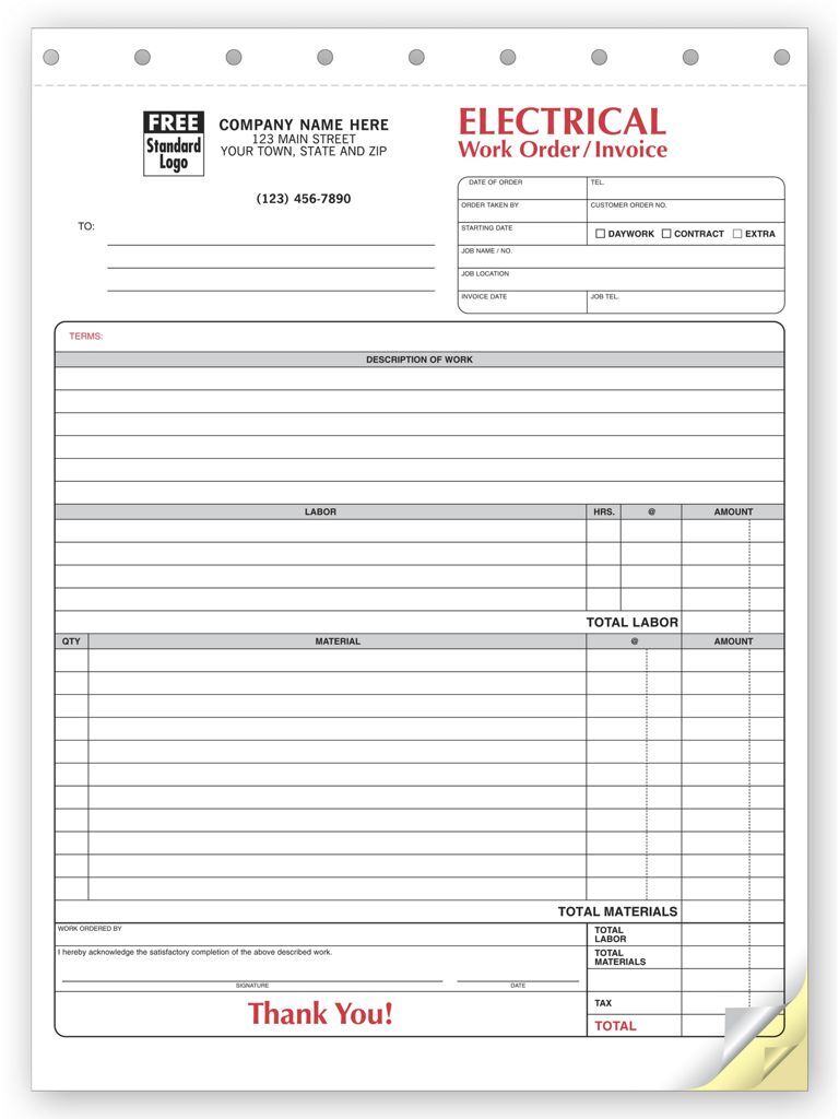 6574 - Electrical Work Orders