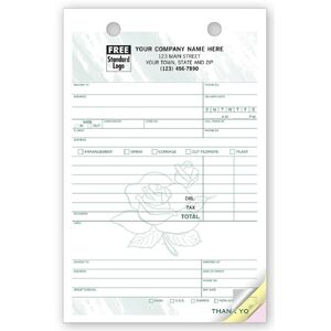 Flower Order Forms - Color Collection