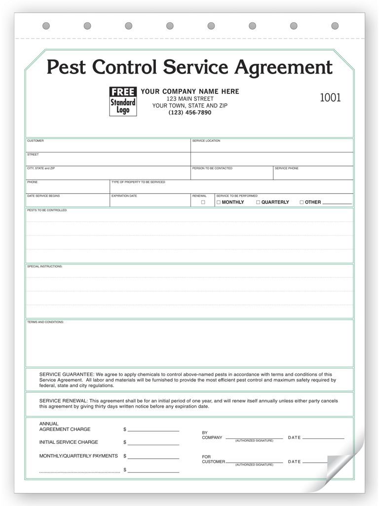 Pest Control Service Agreements