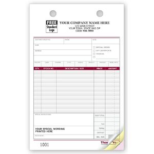 Retail Register Forms