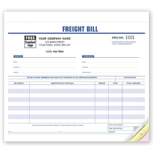 6207 - Freight Bills of Lading