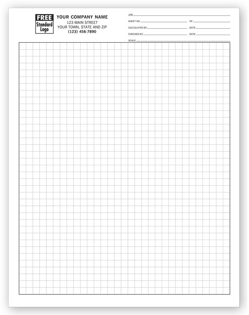 204 - Custom Graph Paper - Engineering Graph Paper