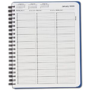 TimeScan 1 Column Wirebound Appointment Book, 8:00 am to 6:00 pm, 10 Minute Intervals