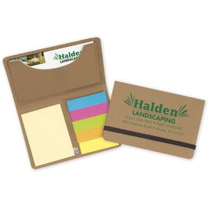 Custom Business Card Holder with Sticky Notes