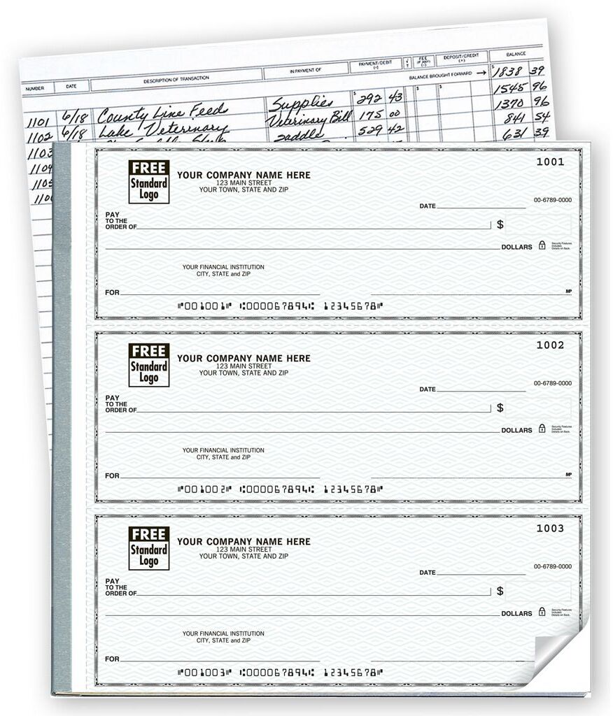 3-Per-Page Checkbooks - Executive