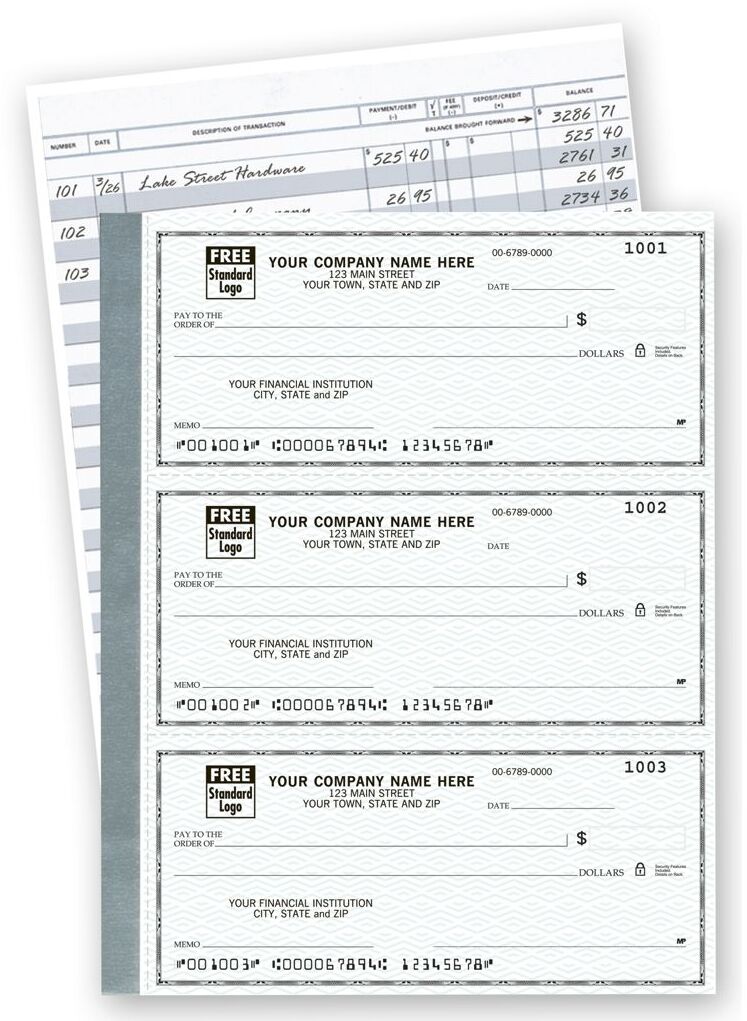 3-Per-Page Checkbooks - Secretary