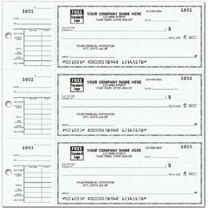 Custom 3-Per-Page Checks - End-Stub