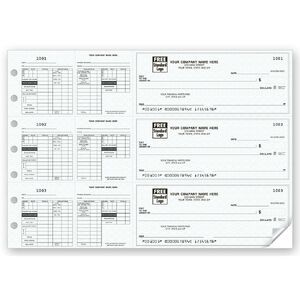 Custom 3-To-A-Page Payroll Checks with Maximum Deductions