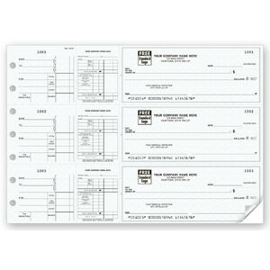 Custom 3-On-A-Page Payroll Checks