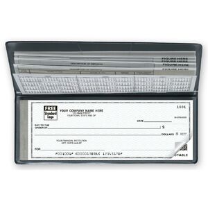 Custom Business Size Portable Checks Printed with Your Logo