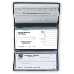 Compact Business Checks & Deposits, Custom Printed