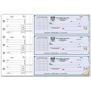 High Security 3-To-A-Page Checks with Voucher Choice