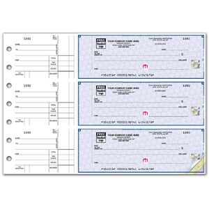 Counter Signature Checks - 3-To-A-Page - Secure