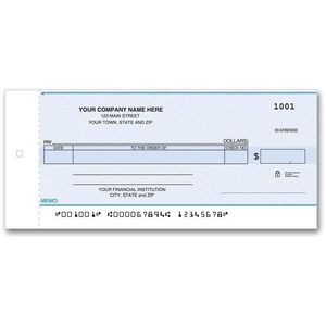 Personal Size One-Write Checks