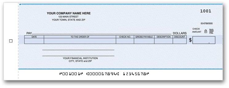 Accounts Payable One-Write Checks