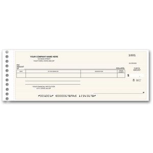 One-Write Checks for General Expenses