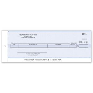 Cash Disbursement Center Checks