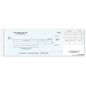 Long Stub Disbursement Checks