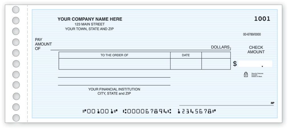 Disbursement Checks