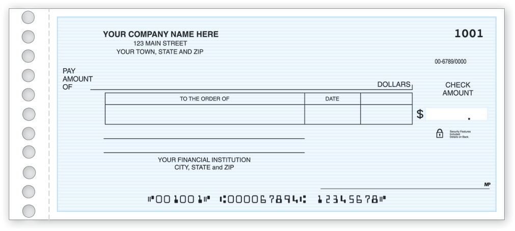 Promotional Check | Custom Disbursement Check