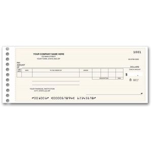 Compact One-Write Checks