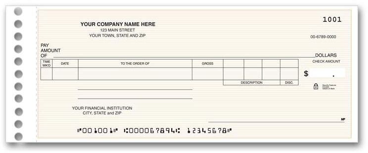 Compact One-Write Checks