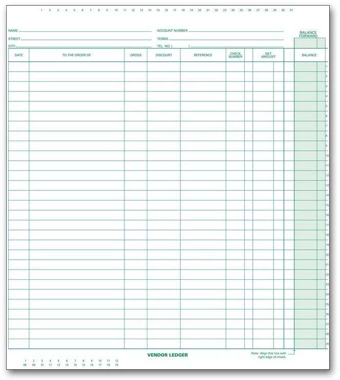 Vendor Ledger