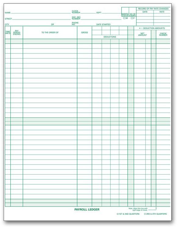 133031N - Payroll/Expense Ledger