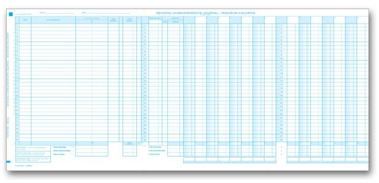 190NJ - One-Write System Accounting Journals